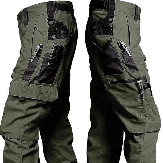 New Tactical Work Pants Men Outdoor Cargo Trousers Multi-pocket Waterproof Pant Autumn Spring Outdoor Workwear Hiking Trousers.