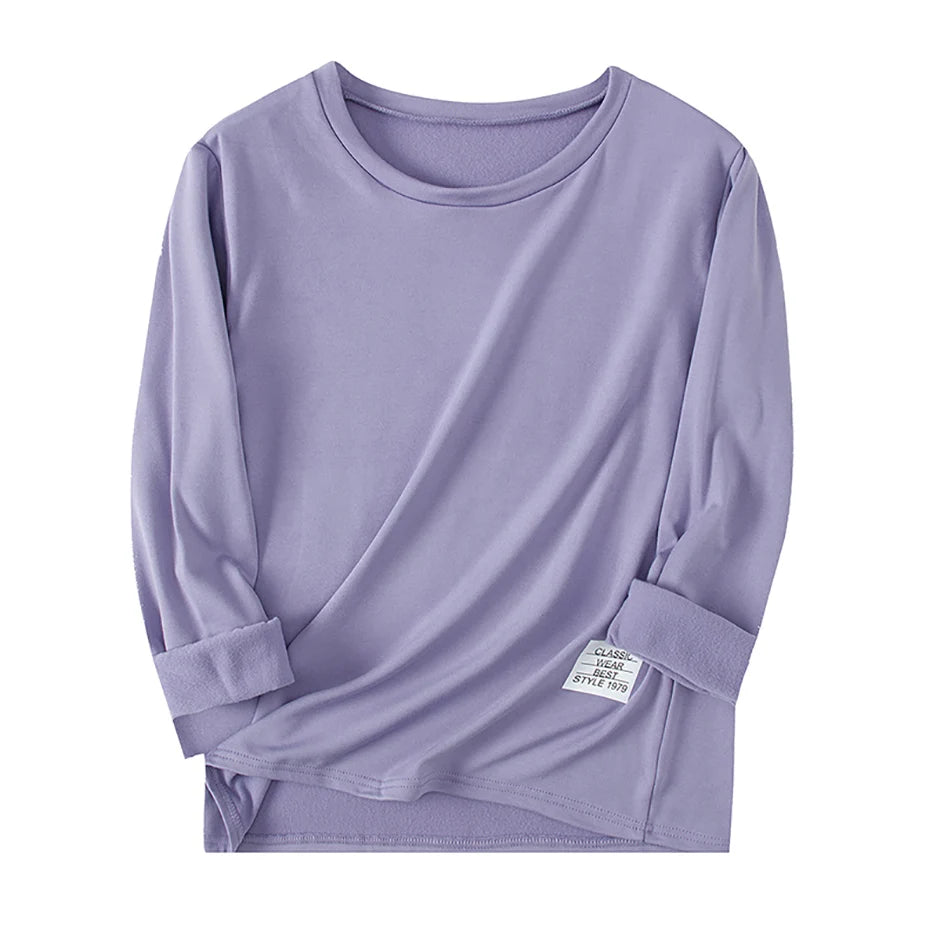 2-teilige Langarmhose im Herbst und Winter, geschliffene und verdickte Pyjamas für Männer und Frauen, Heimkleidung für Jugendliche.