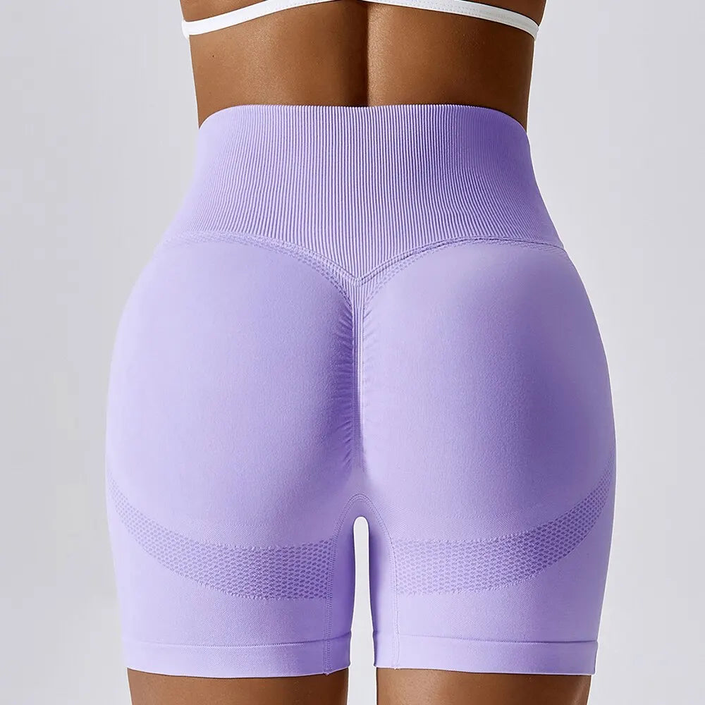 Women Shorts Seamless Sports Shorts For Women Cycling Jogging Fitness High Waist Push Up Gym Shorts Leggings Women Yoga Clothing.