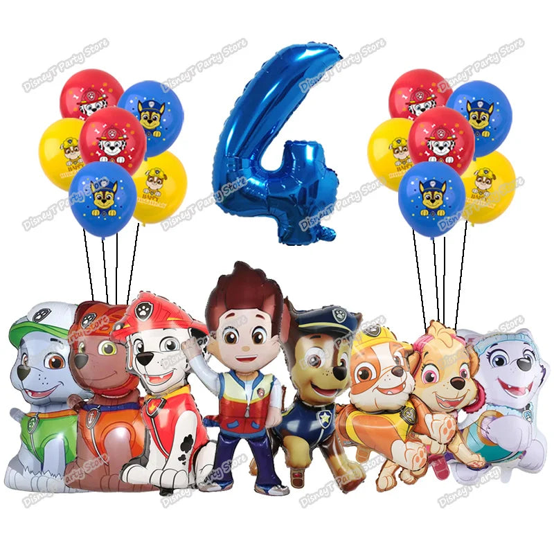 PAW Patrol Geburtstag Party Dekoration Neue Version Ballon Set Einweg Geschirr Kid Event Liefert Banner Hintergrund Geschenk