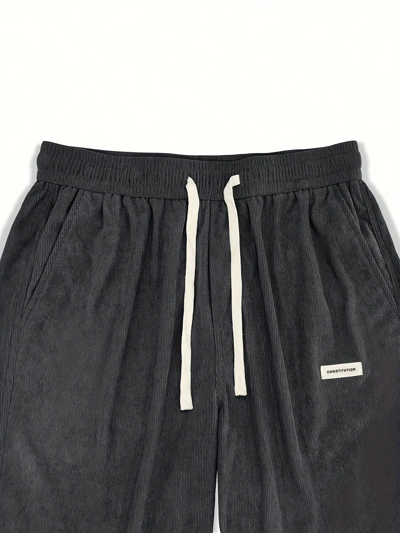 Corduroy pants men clothing Sweatpants Loose-Fit Casual Pants man baggy hosen Regular Length Trousers men cargo pants women.