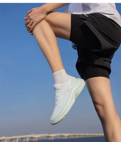 Xtep Laufschuhe für Damen, 2022, Sommer, atmungsaktiv, leicht, mit Rebound-Dämpfung, Stoßdämpfung, Sportschuhe 875218110014