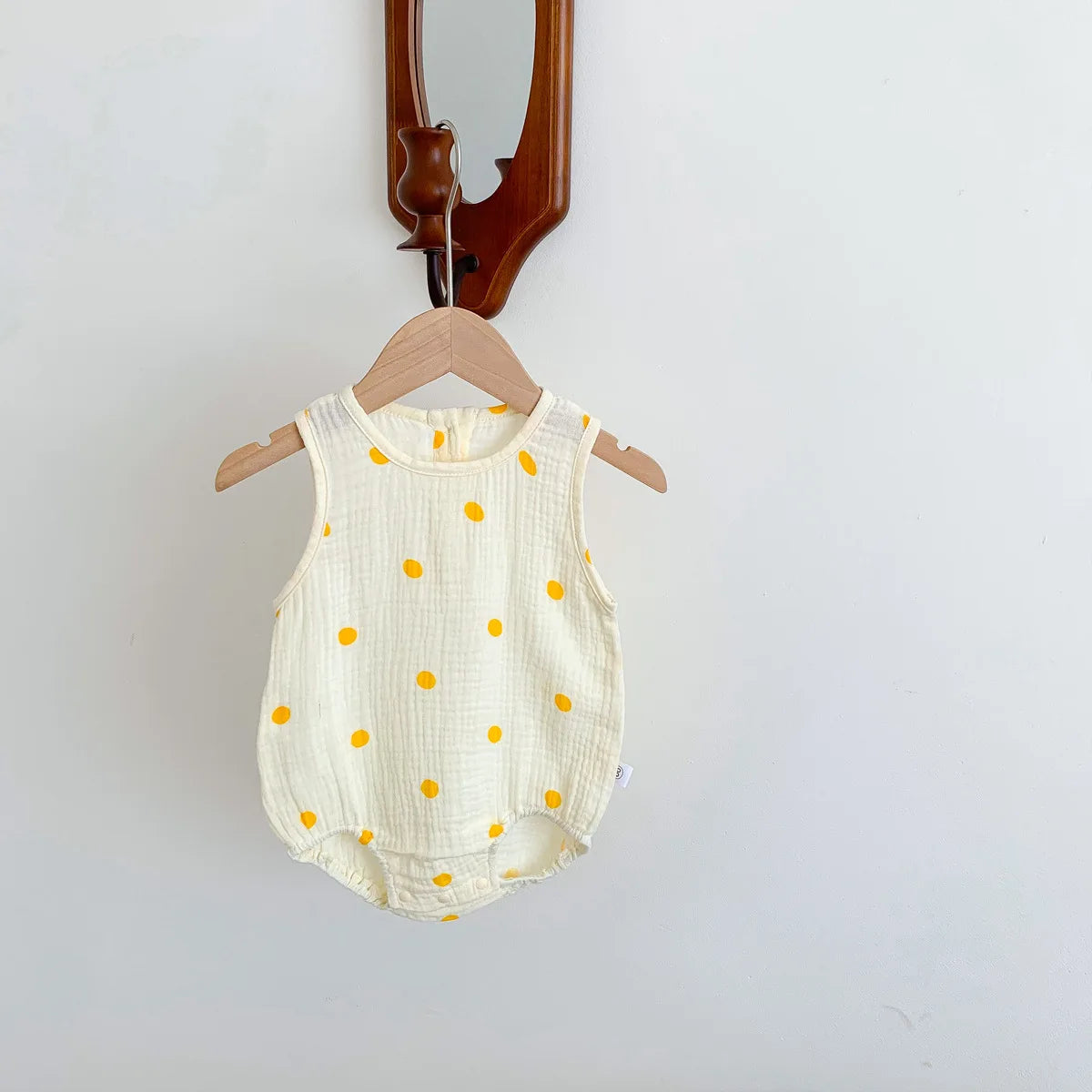 2023 neue Im Sommer Infant Neugeborene Baby Mädchen Jungen Falten Tuch Baumwolle Outfits Kinder Casual Overalls Kleinkind Bodys.