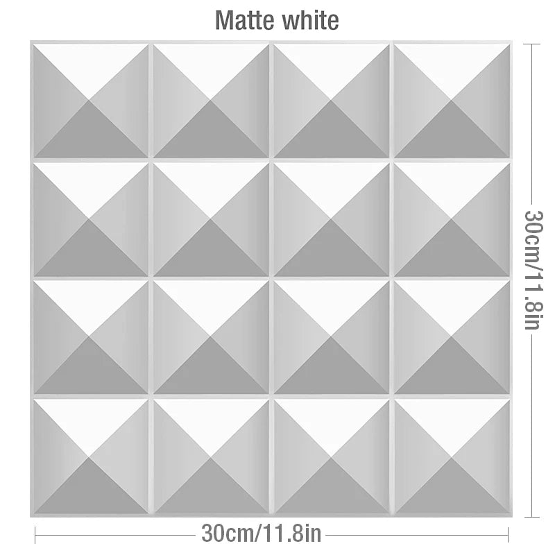 house wall renovation geometric 3D wall panel non-self-adhesive 3D wall sticker art ceramic tile wallpaper room bathroom ceiling