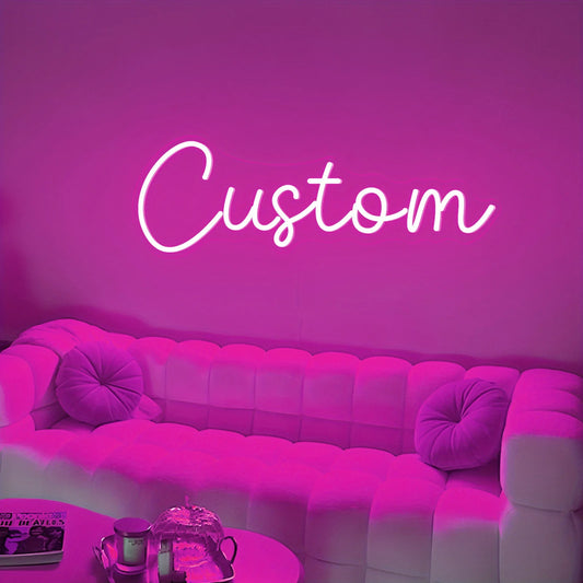 Customizable Led Name Sign Gift for Kid Custom Name Signs Teenage Gift Neon Sign for Wall Decor Bedroom Decor Personalized Gifts.