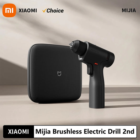 Xiaomi Mijia Bürstenlose elektrische Bohrmaschine 2, Smart Home-Elektrowerkzeug Typ C, wiederaufladbarer multifunktionaler Akku-Bohrschrauber, Schraubendreher CN