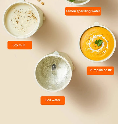 350ml Mini Soy Milk Machine Electric Juicer Blender Multifunctional Wall Breaking Machine Soybean Milk Maker Breakfast Machine