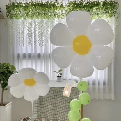 10/1PCS Weiß Gänseblümchen Blume Ballon Multi Größe Sonnenblumen Folie Ballons Helium Ball Kinder Geburtstag Party Baby Dusche dekoration.