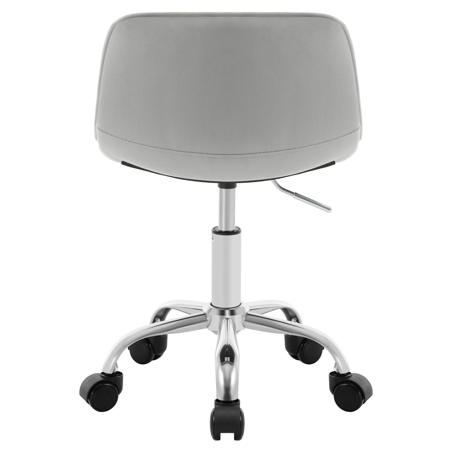 WOLTU Drehbarer Bürostuhl aus Samt, Make-up-Arbeitsstuhl, Ankleidehocker mit Rückenlehne, höhenverstellbarem, gepolstertem Sitz