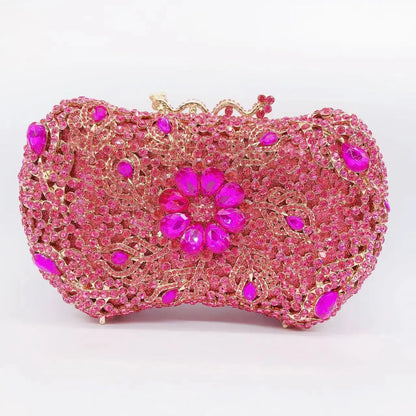 Diamond Dinner Hollow Rhinestone Banquet Clutch Bag Handtassen Dames Bolsos De Fiesta Para Mujer Boda Women's Rhinestone Handbag