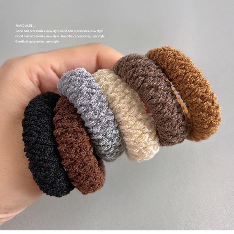 136Pcs Girls Fashion Hair Tie Set Ladies' Cute Bow Hair Tie Multi Functional Durable Hair Accessory.