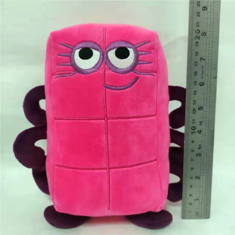 10pcs Cartoon number Plush Doll Toy Educational Stuffed Movie TV number Toys Kids Gift early childhood education doll.
