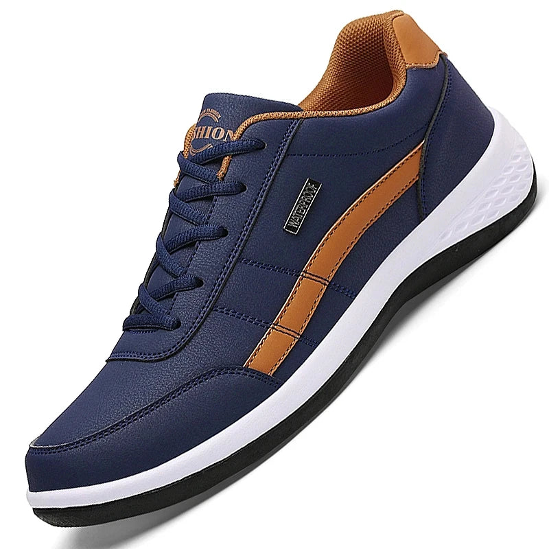 Pu Leder Männer Schuhe Turnschuhe Trend Casual Atmungsaktive Freizeit Männlichen Turnschuhe Nicht-Slip Schuhe Vulkanisierte Schuhe Tenis Masculino.