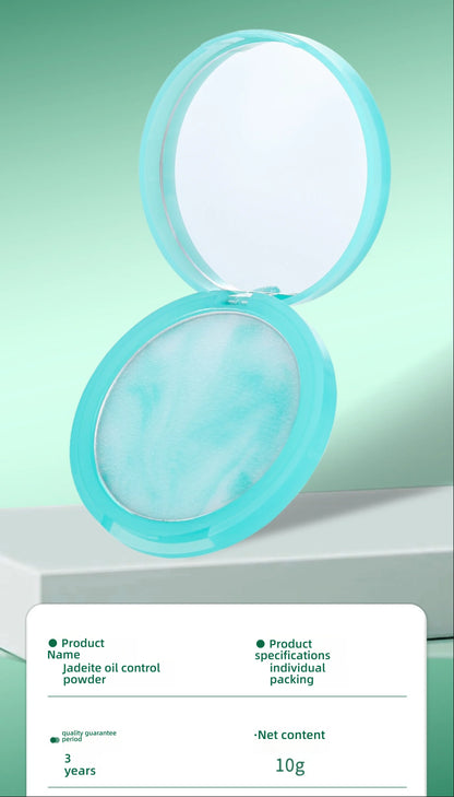 CandyBella Emerald Green Pressed Powder - Oil Control Finisher & Bronzer, Lightweight Invisible, Buildable Natural Contour, New!.