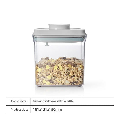 Airtight Food Storage Containers with Lids,Top Pop One Button Control,Air Tight Stackable Dry Cereal Container Set for Pantry