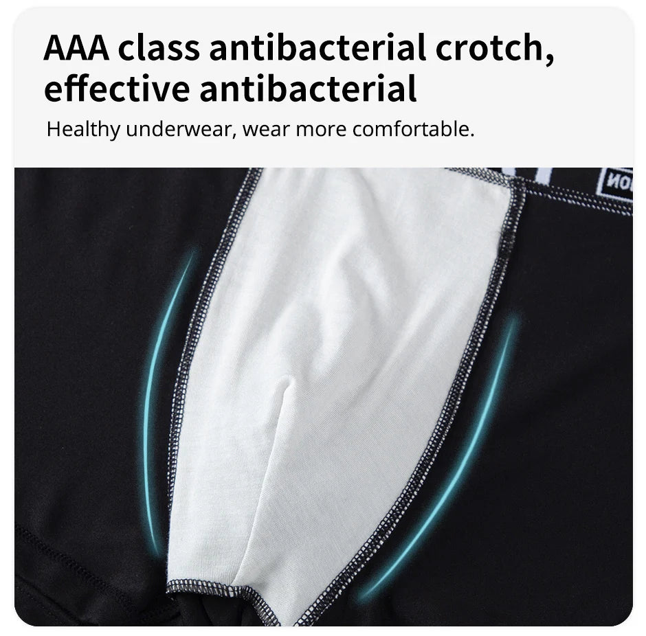 4/5 Stück Herrenmode Bedruckte Unterwäsche Bequeme Joker Boxer Plus Größe 5XL Jugendliche Mehrfarbige Mix Shorts Boxer mittleren Alters