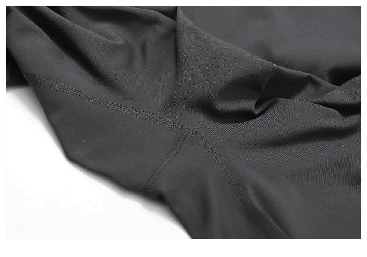 Spring Summer Thin Quick Dry One-Piece Aerial Yoga Suit Long Sleeve Fitness Sports Bodysuit Women Elastic No Mat