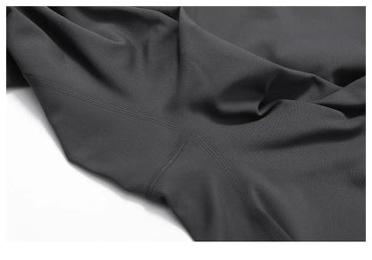 Spring Summer Thin Quick Dry One-Piece Aerial Yoga Suit Long Sleeve Fitness Sports Bodysuit Women Elastic No Mat