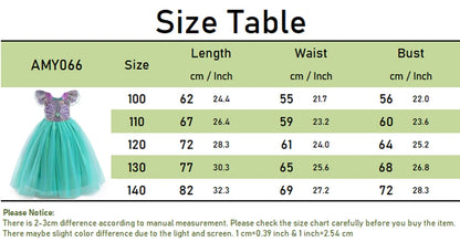 Disney Kleine Meerjungfrau Prinzessin Kleid Kinder Phantasie Karneval Cosplay Kostüm Geburtstag Hochzeit Party Kleidung Halloween Kostüm.