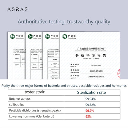 ASRAS high-quality 304 stainless steel multifunctional kitchen sink intelligent food purification large-sized sink nano gray