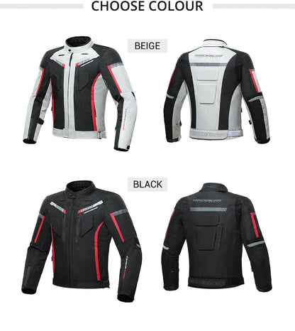 Best Selling Waterproof Motorcycle Jacket Man Racing Suit Wearable Motorcycle Jacket Motorcycle Pants Moto with EVA Protection.