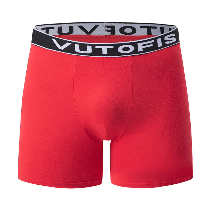 7-teilige Herren-Unterwäsche mit gemischter Farbkombination, lange Unterwäsche, mehrere Größen, Freizeit, Sport, bequeme Boyshort-Shorts in Übergröße für Teenager