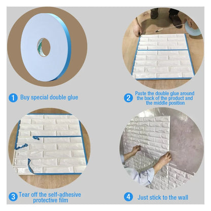 30cm 3D Wall Panel Wavy lines Decor Stone Brick Living Room TV Background Decal Tile Mold 3D wall sticker bathroom kitchen wall