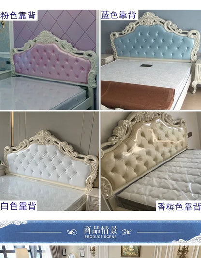 Multifunktionales Doppelbett mit Stauraum, europäisches minimalistisches Camping-Zubehörbett, luxuriöse moderne Camas De Dormitorio-Möbel