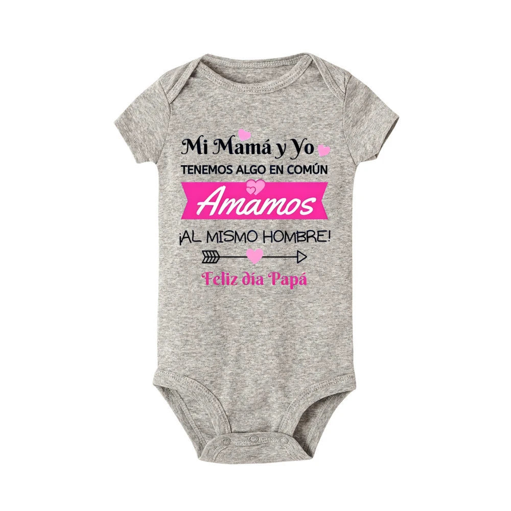 Alles Gute zum Vatertag Säuglingsspielanzug Vatertag Aufdruck Kurzarm Bodys Neugeborenes Mädchen Jungen Overall Festival Babykleidung.