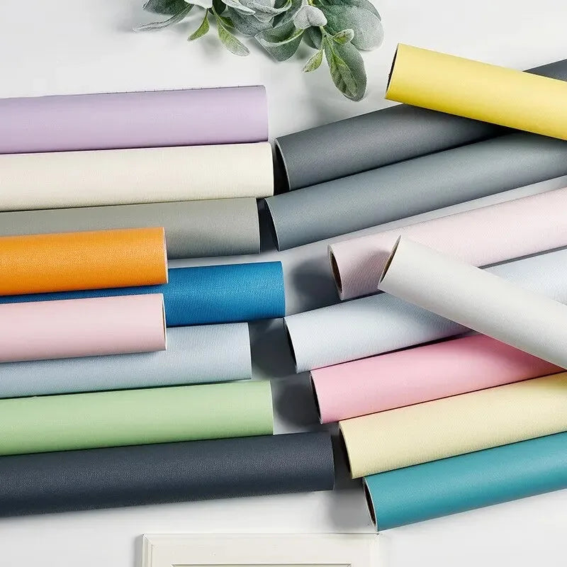 Macaron-Tapete, selbstklebende Aufkleber für Schlafzimmer, Schlafsaal, Renovierung, wasserdichte und schimmelresistente Hintergrund-Wandaufkleber