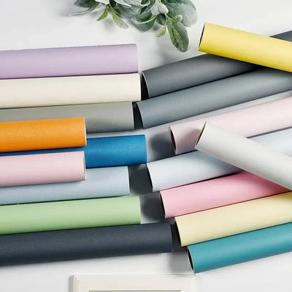 Macaron-Tapete, selbstklebende Aufkleber für Schlafzimmer, Schlafsaal, Renovierung, wasserdichte und schimmelresistente Hintergrund-Wandaufkleber