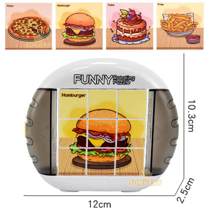 4IN1 Rotating Puzzle for Kids Fidget Toys 3 4 5 6 7 8 Year Old 4 Puzzles in 1  Fine Motor Skills, Gift for Boys & Girls Ages 3+.