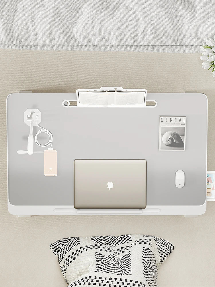 Ai Mu Xianshen Computertisch, Bettplatte, zusammenklappbar, einfach, für Zuhause, Schlafzimmer, Sitzboden, Erkerfenster, Laptop, Büro, kleines Schreibtischbrett