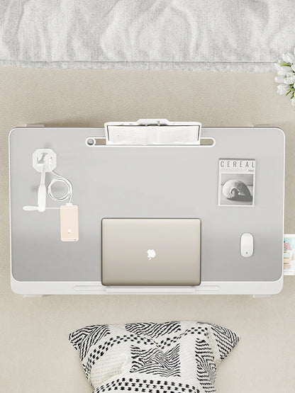 Ai Mu Xianshen Computertisch, Bettplatte, zusammenklappbar, einfach, für Zuhause, Schlafzimmer, Sitzboden, Erkerfenster, Laptop, Büro, kleines Schreibtischbrett