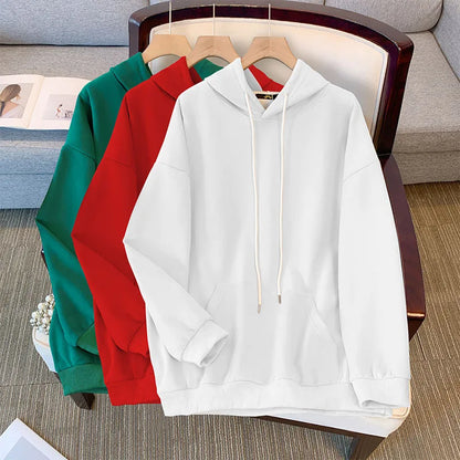 150kg plus size Damen büste Herbst Kapuze neun Farben Sweatshirt lose Langarm Top 6xl 7xl 8xl 9xl 10xl.