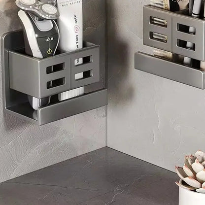 Loch freier multifunktion aler Zahnbürsten halter Bad Rasiermesser Haarkamm Zahnbürste Lager regal Wand zubehör