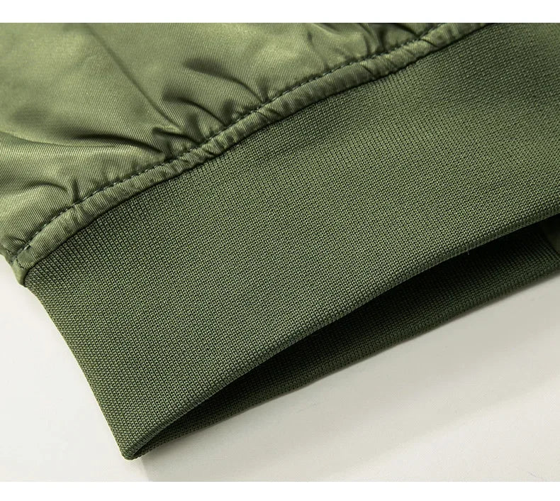 2023 New MA1 Pilot Bomb Jacket Men's Autumn and Winter Thickened Baseball Suit Casual Coat Men's Military Windproof Jacket Men's.