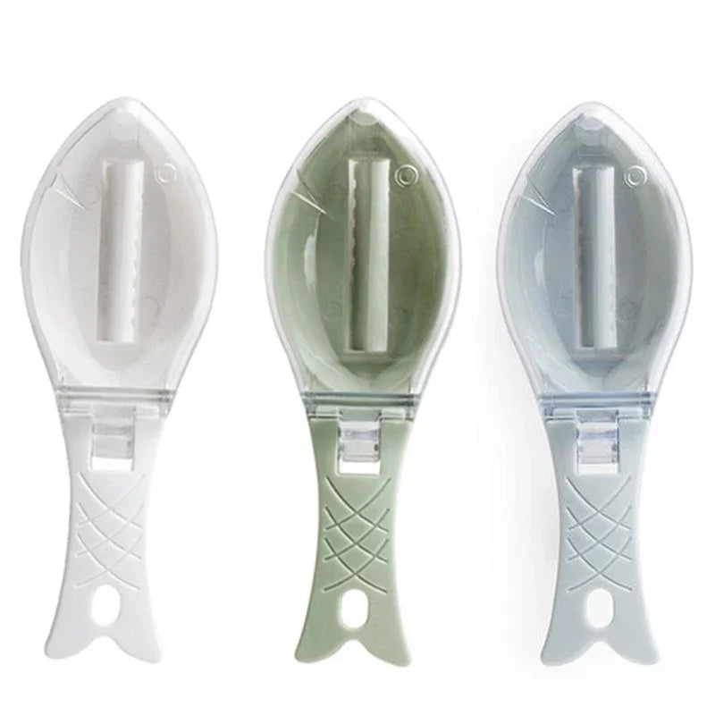 Fish Scale Scraper Fish Skin Brush Seafood Tools Fast Remove Fish Scraper Cleaning Knife Kitchen Accessories.