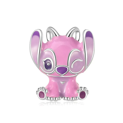 New fashion 100% S925 sterling silver Disney All-Star pendant beads, suitable for the original Pandora bracelet, women's fashion