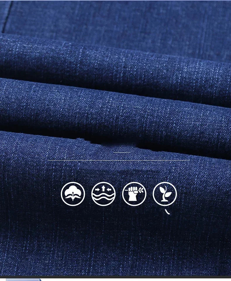 2025 Men's New Men's Fashion Casual Jeans Classic Style Casual Stretch Slim Fit Jeans Men's Denim Pants Black Blue Men's Style.