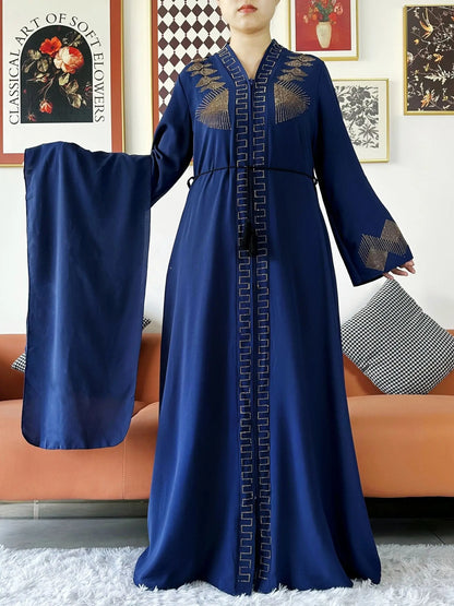 New Women Elegant Dress Chiffon Open Abaya with Zipper Muslim Women Dress Islamic Clothing Cardigan Abaya Women Muslim Dress