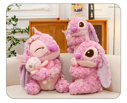 70cm Big Size Disney Lilo & Stitchanime Plush Stuffed Doll Room Decoration Peluche Pillow Angel Plushies Ornaments Gifts
