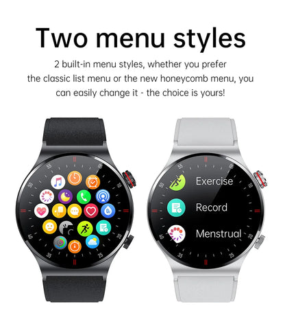 2025 NFC Bluetooth Call Smart Watch Men Full Screen GPS Sports Bracelet Waterproof ECG Health Monitor SmartWatch for IOS Android.