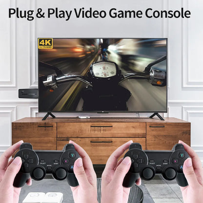M8 4K Video Game Console Built-in 20000 Games Wireless Controller Gamepad Retro Handheld Game Player For PS1 Dropshipping.