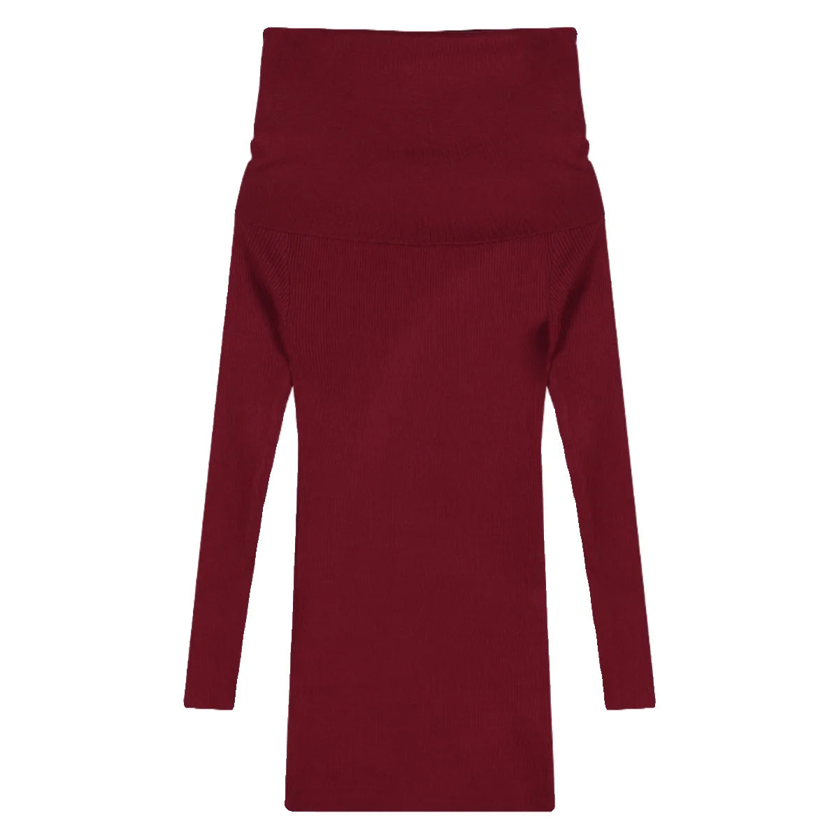 Schwarz Off Schulter Mini Kleider Elegante Langarm Mode Schlank Sexy Frauen Herbst Winter Kleidung Dünne Pullover Kleid Bodycon.