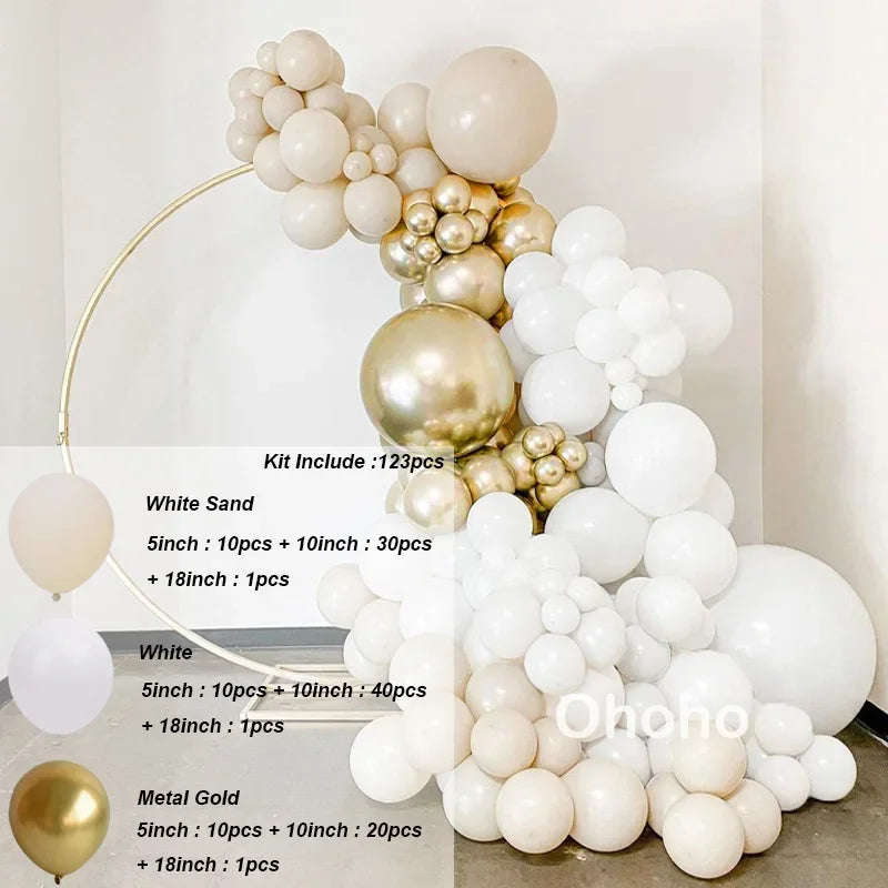 Kaffeebraun Beige Ballon Girlande Bogen Kit Oh Babyparty Dekoration Rustikale Hochzeit Kindergeburtstag Party Taufe Taufe.