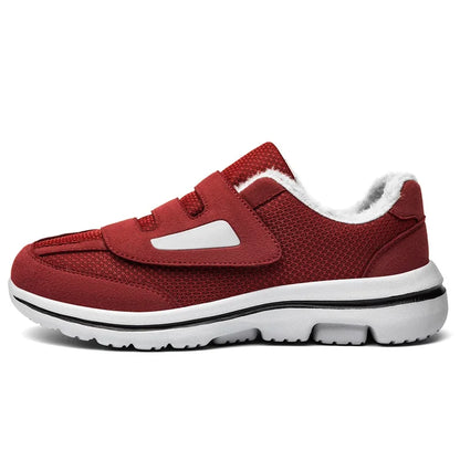 Winter Warm Elderly Shoes With Wide Toe Box Diabetic Shoes For Fat Foot Orthopedics Swollen Feet Thumb Eversion Foot Pain Relif.