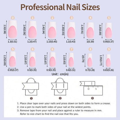 120/150pcs Matte White French Gel Nail Tips Medium Almond Nude Press On Nails 0.75-2.6cm Pink/Nude ABS Soft Gel Nail Flase Tips.