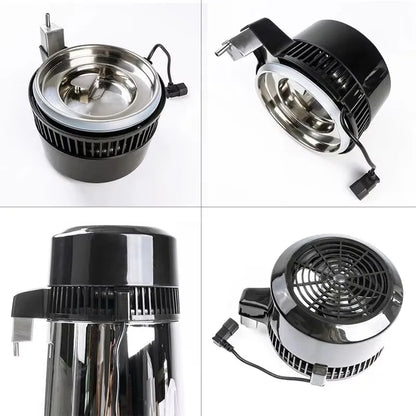 DIVEDEER Water Distiller 4L Purifier Filter Dispenser Drinking Bottle Softener Dual Temp Display Overheat Protection.