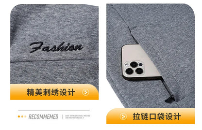 Plus Size 6XL 7XL Men's Sportswear Casual Cotton Tracksuits Men Sets Outwear Jacket+Sweatpant Joggers Running Winter Sports Suit.